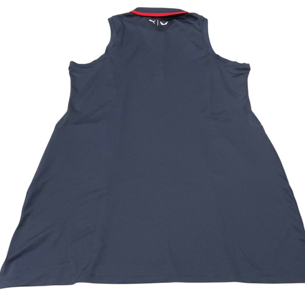 Puma Volition Beaufort Golf Dress Large NWT Navy Sleeveless MSRP $100 - Picture 2 of 5